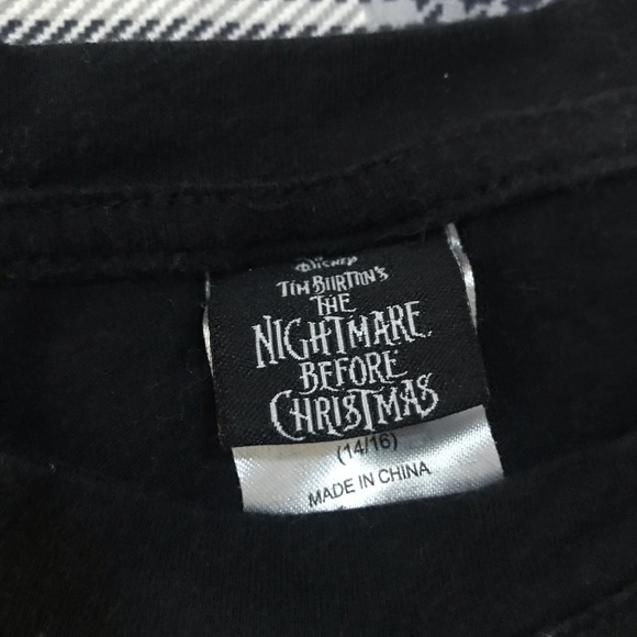 NBC Jack Nightmare Before Christmas sequin 2 way shirt 14/16 Disney parks - Picture 5 of 7